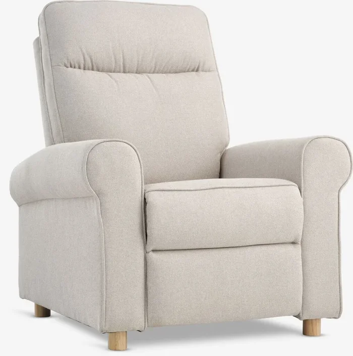 Sillón reclinable FERRITSLEV tela beis