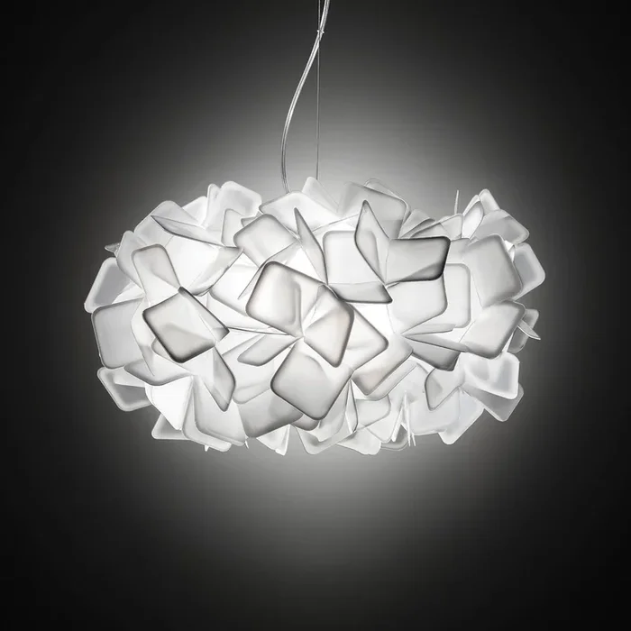 Slamp Clizia – lámpara colgante de diseño, blanco