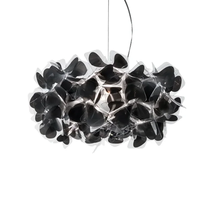 Slamp lámpara colgante Clizia Mama Non Mama, Ø53cm, negro/claro