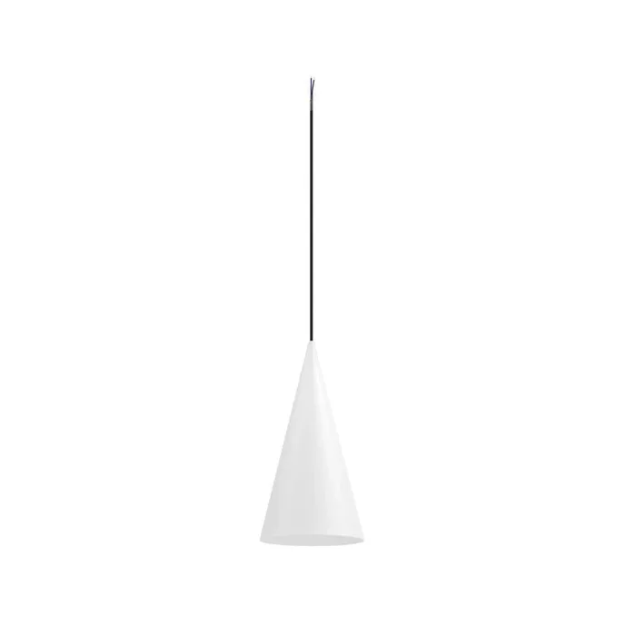 SLV Lámpara colgante Magico, Ø 21 cm, blanco mate, metal