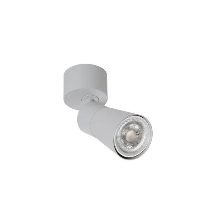 SLV Lámpara de techo Puri 2.0 Cone, gris, Ø 5 cm, metal