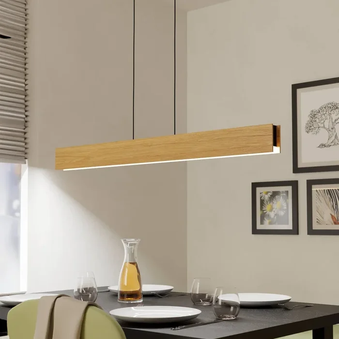 Smart ZIG Lámpara colgante LED Anchorena-Z, longitud 123 cm, RGB, CCT