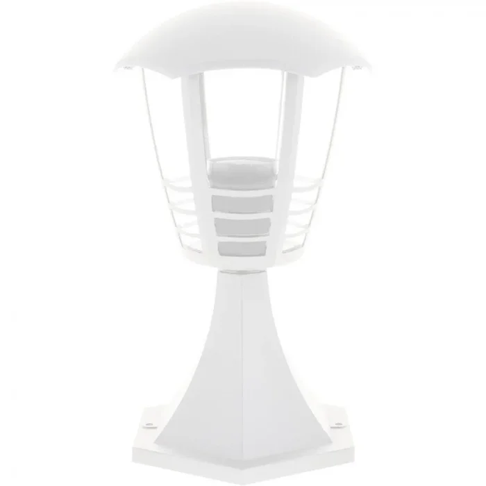 sobremuro exterior aluminio color blanco serie terva 17cm