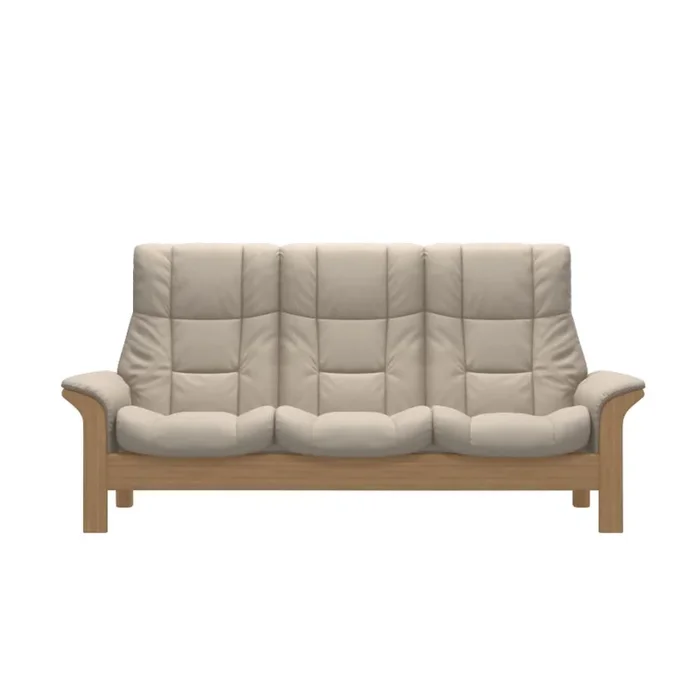 Sofá 3 plazas modelo WINDSOR Stressless® Plus System™ piel Paloma