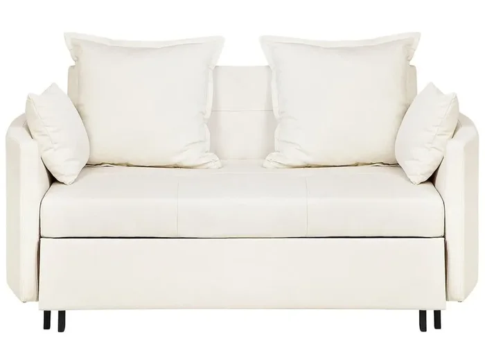 Sofá cama 2 plazas HOVIN Tela Beige claro