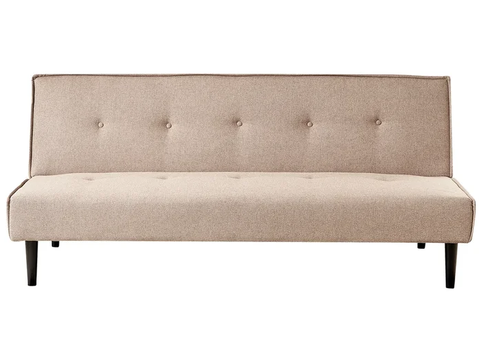 Sofá cama 3 plazas VISBY Tela Beige