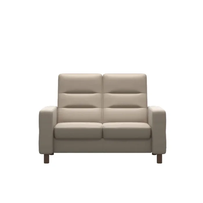 Sofá modelo WAVE Stressless® Plus System™ Brazo Ancho piel Paloma