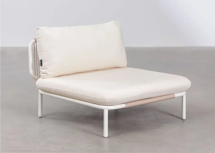 Sofá Modular de Jardín de 3 Piezas Roubly Style Marrón Moka – SKLUM