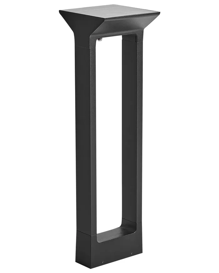 Solar Outdoor LED Bollard Lamp MALDEN Black