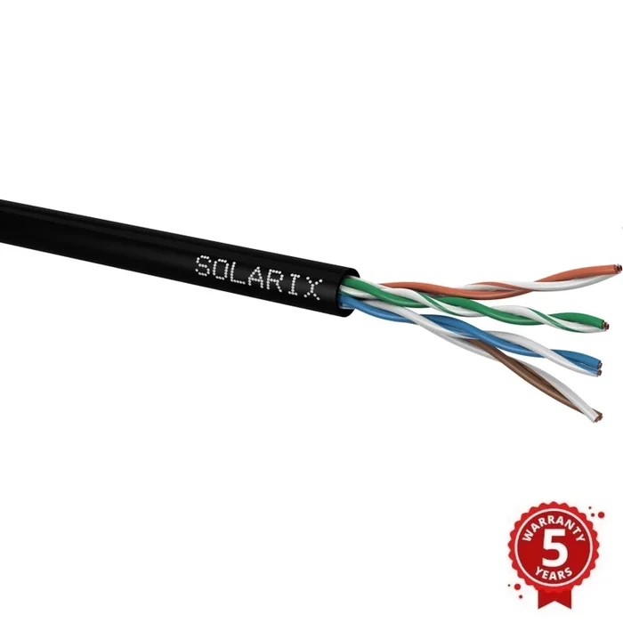 Solarix – de exterior installation cable CAT5E UTP PE Fca 100m IP67