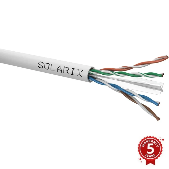 Solarix – Instalación cable CAT6 UTP PVC Eca 100m