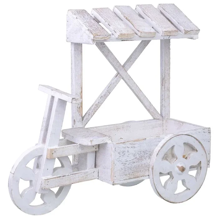 Soporte de madera con estructura resistente. Sus dimensiones de 43×17 cm y altura de 39 cm