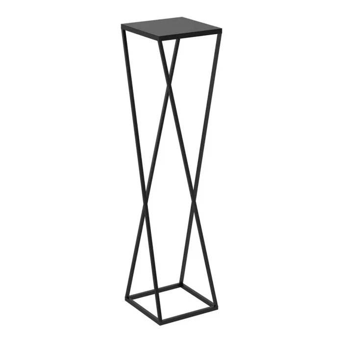 Soporte para flores 100×24 cm negro