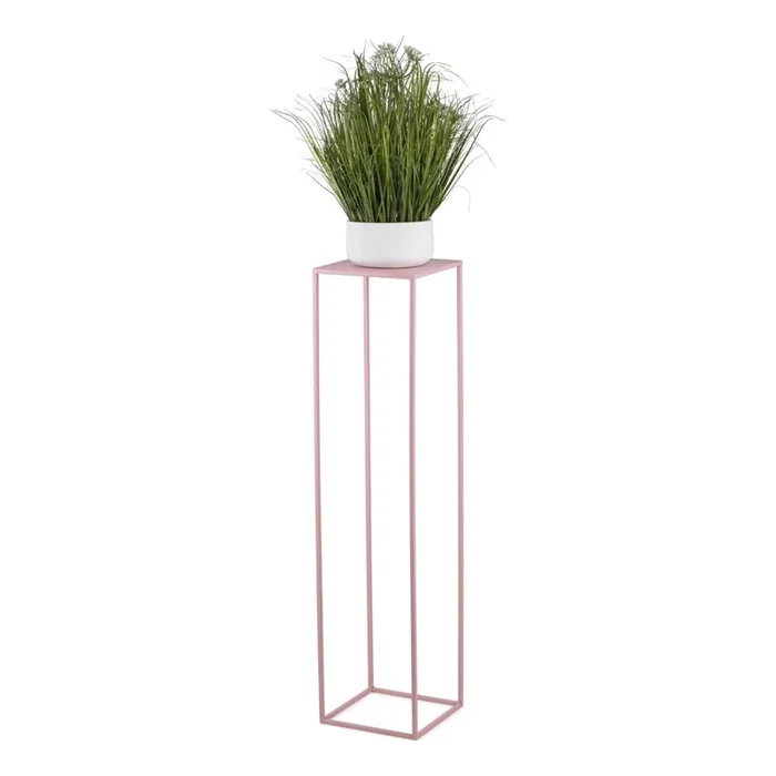 Soporte para flores 100×24 cm rosa