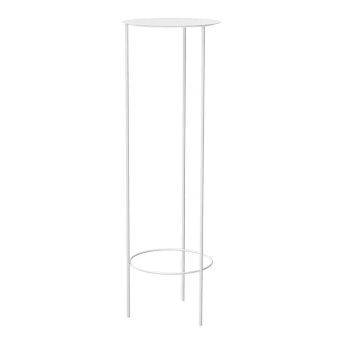 Soporte para flores 100×32 cm blanco