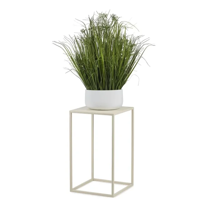 Soporte para flores 40×24 cm color crema