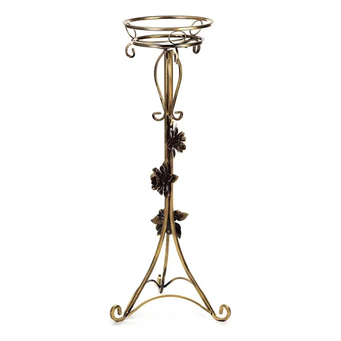 Soporte para flores 95×38 cm dorado