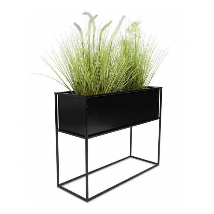 Soporte para plantas 50×64 cm negro