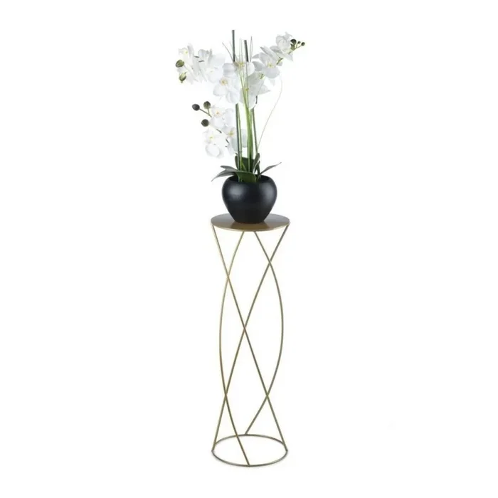 Soporte para plantas 70×22,5 cm dorado