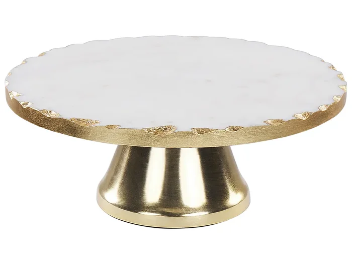 Soporte para tartas GREWENA Piedra Mármol blanco