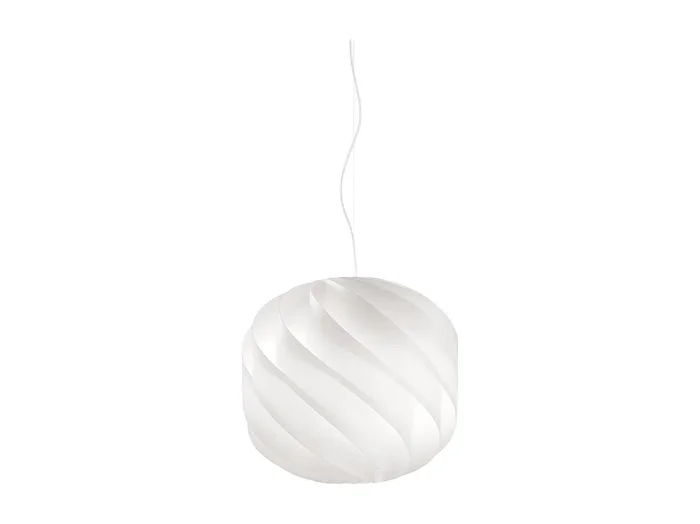 Sospensione Moderna Globe Polilux ® Bianco E Metallo Cromo 1 Luce E27
