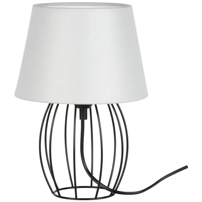 Spot-Light – Lámpara de mesa MANGOO 1xE27/40W/230V gris/negro