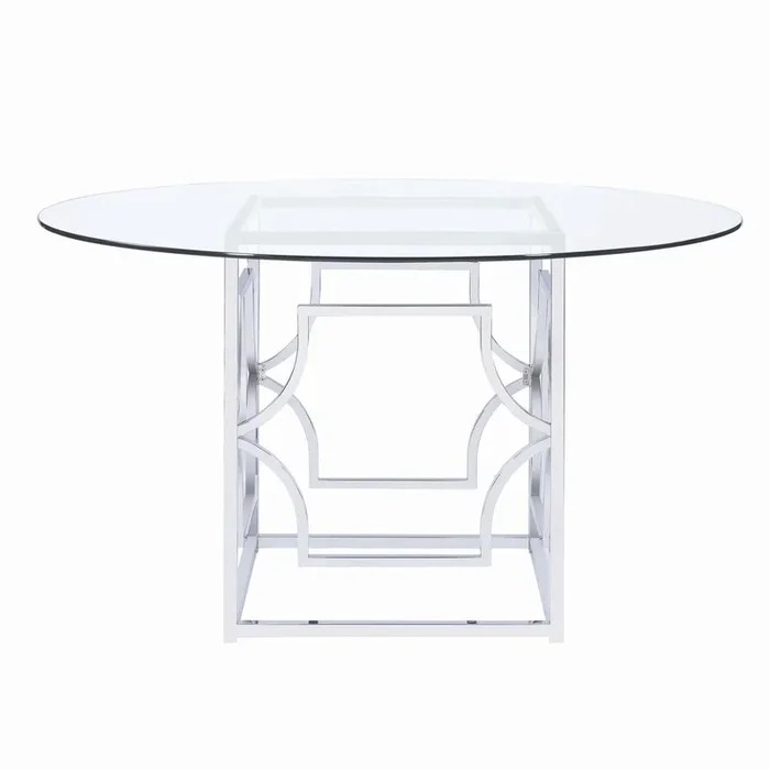 Starlight Chrome Dining Table Base