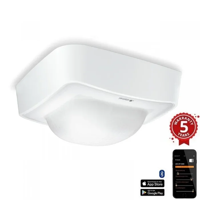 Steinel 064327 – Detector de presencia IR Quattro HD-2 24m COM1 IP54 blanco