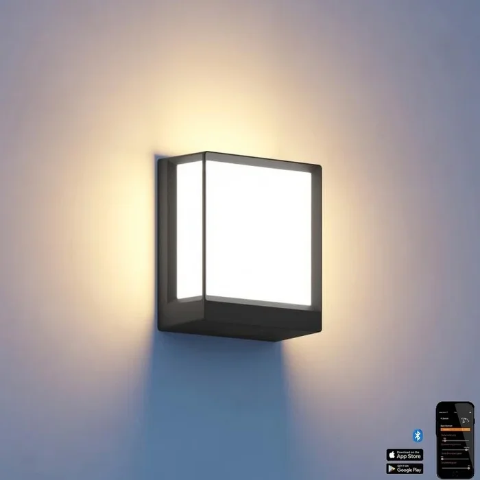 Steinel 085230 – Aplique LED de exterior regulable L40C LED/12,9W/230V IP54 antracita