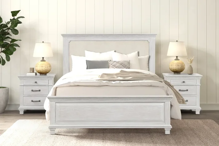 Swanley Weathered Gray King Bed