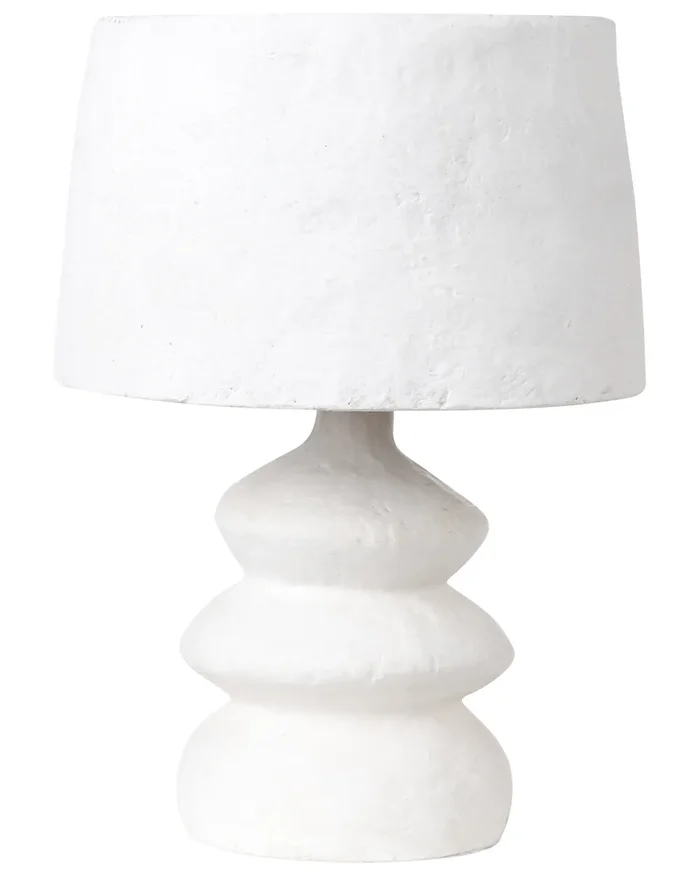 Table Lamp ARAPEY Papier-Mâché White