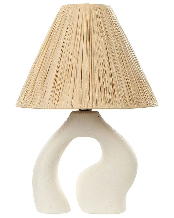 Table Lamp BARBAS Ceramic Natural