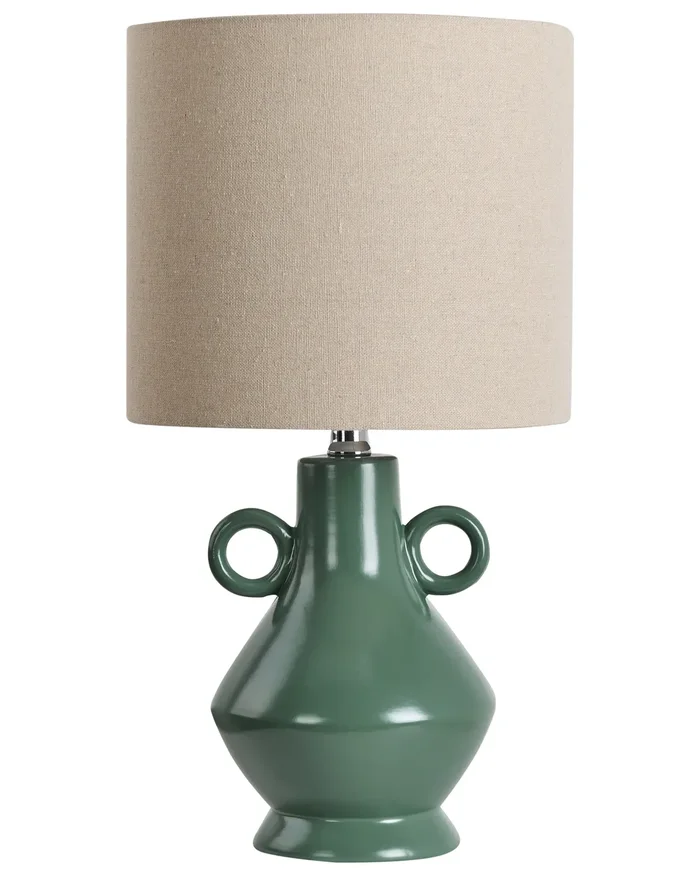 Table Lamp KERULEN Ceramic Green