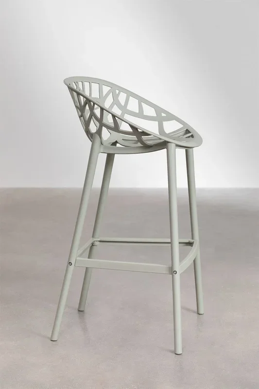 Taburete Alto de Jardín Ores ↑75 cm Verde Caqui – SKLUM