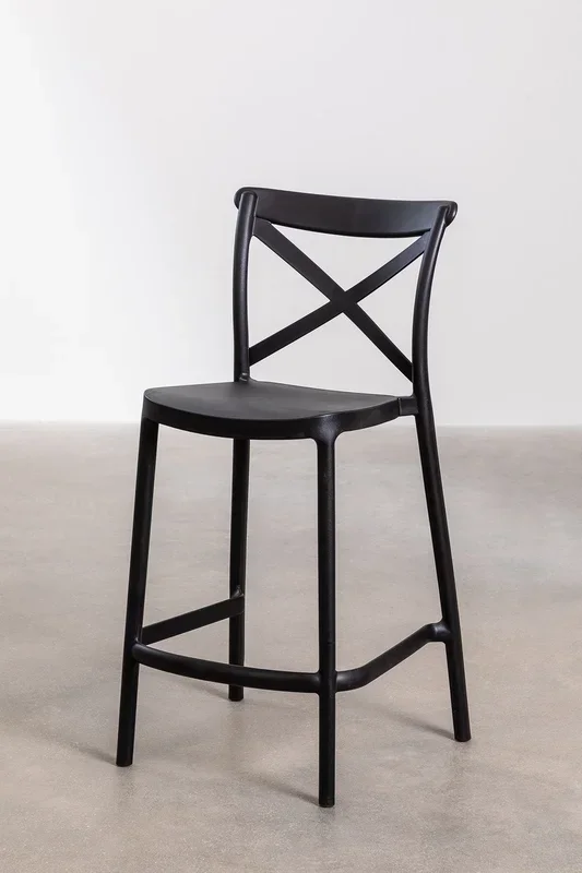 Taburete Alto Otax ↑65 cm Negro – SKLUM