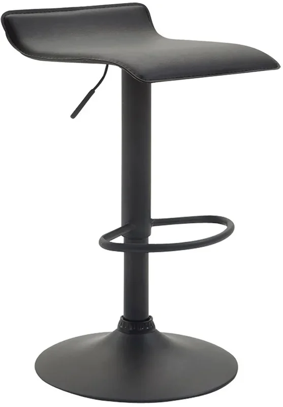 Taburete De Bar Dyn V2 tapizado en cuero sintético 39x36x63-84 cm