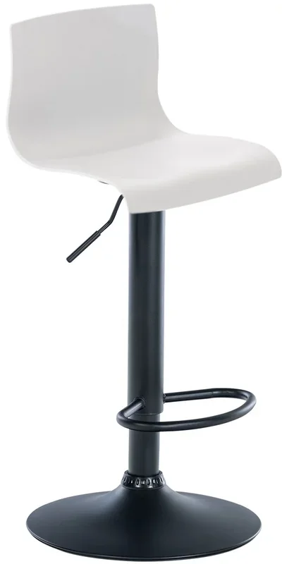 Taburete de bar Hover Plástico Blanco 36X39X84 cm