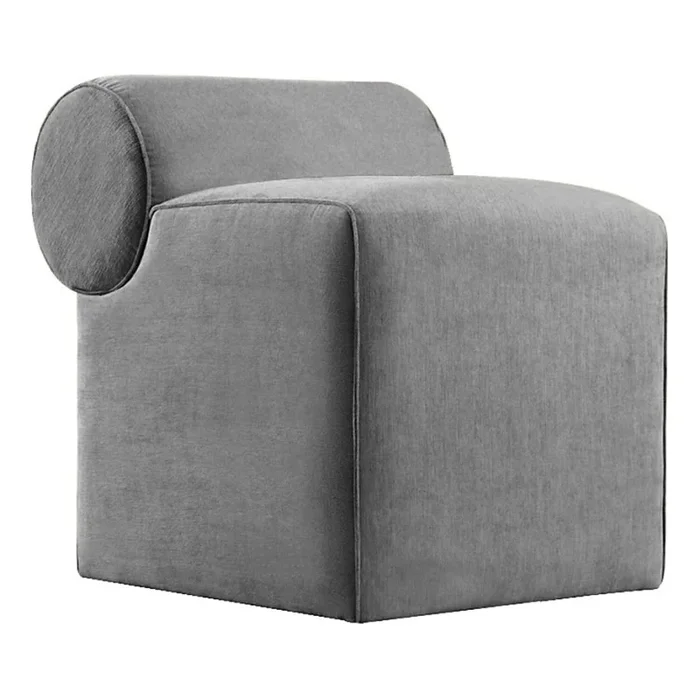 Taburete TIKI 47×45 cm gris