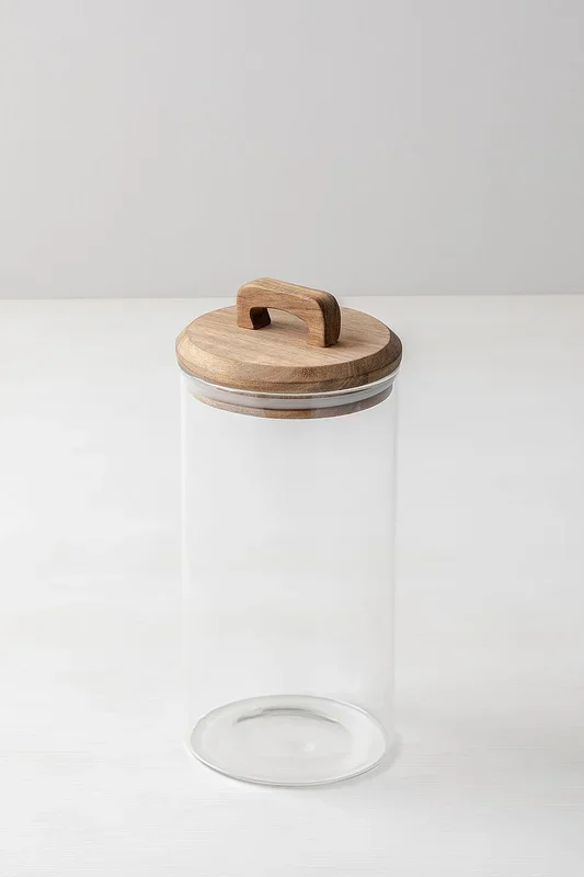 Tarro de Cristal Roser ↑21,5 cm – SKLUM