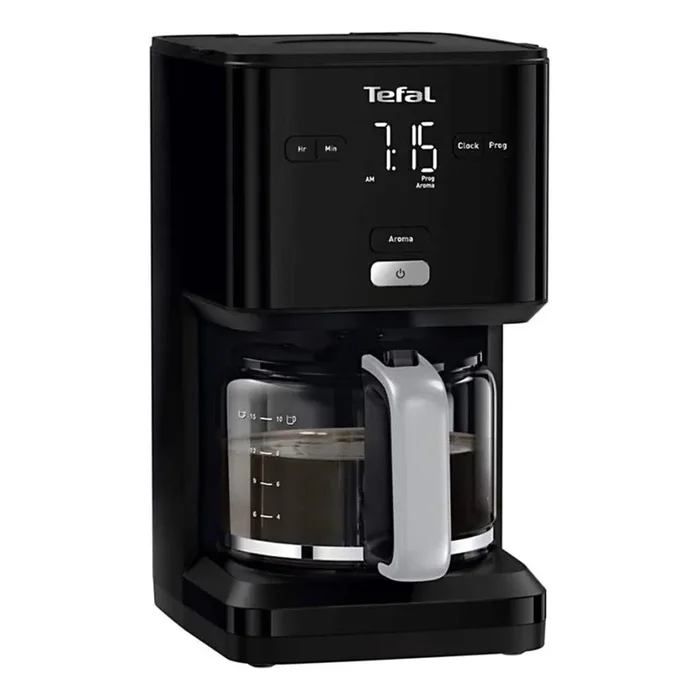 Tefal – Cafetera de goteo con pantalla LCD 1000W/230V negro