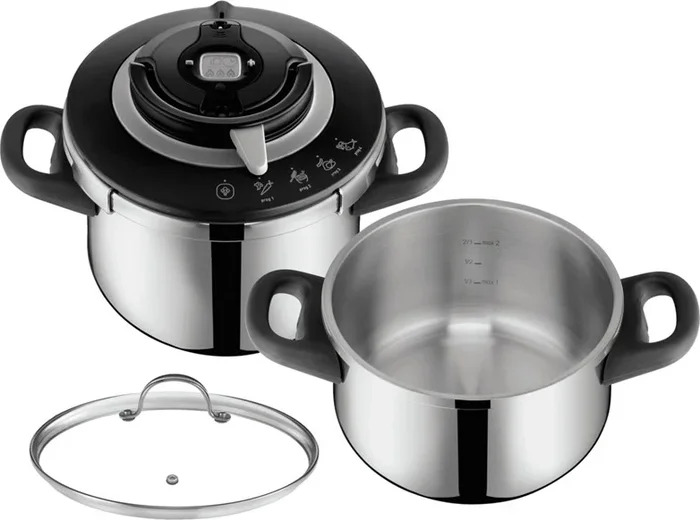 Tefal – Juego de ollas a presión 4,5/6 l CLIPSO CHEF