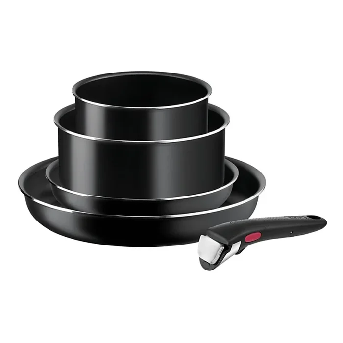 Tefal – Juego de vajilla 5 pz INGENIO EASY COOK & CLEAN BLACK