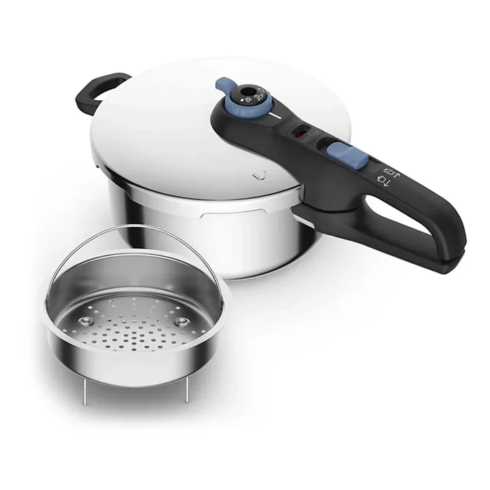Tefal – Olla a presión 4 l SECURE TRENDY acero inoxidable