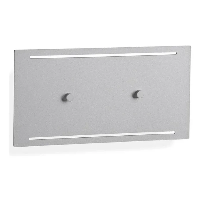 Telefunken 307804TF – Aplique LED para exterior 2xLED/3,5W/230V IP44 plata