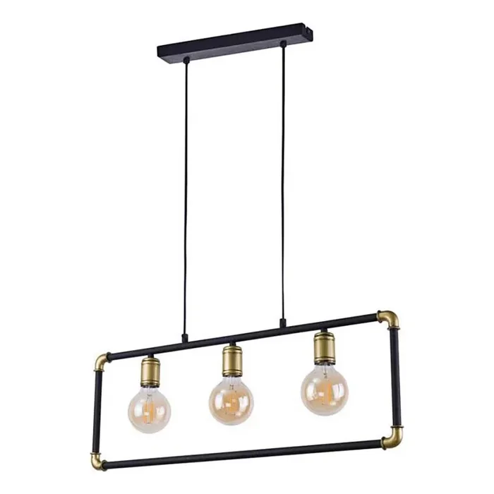 TK Lighting 4146 – Lámpara colgante HYDRIA 3xE27/60W/230V