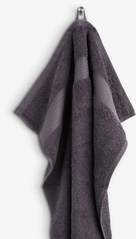 Toalla de baño KARLSTAD 100×150 gris oscuro