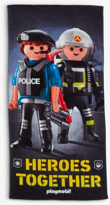Toalla de ducha PLAYMOBIL 70×140