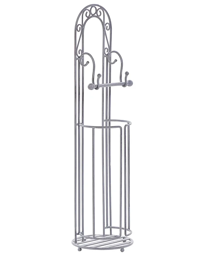 Toilet Paper Holder TEMUCO Metal Grey