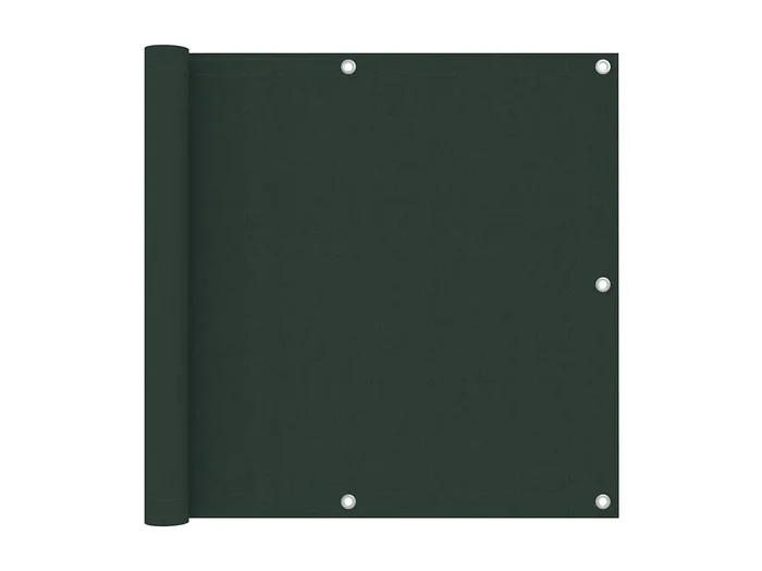 Toldo para balcón tela oxford verde oscuro 90×500 cm ES574571