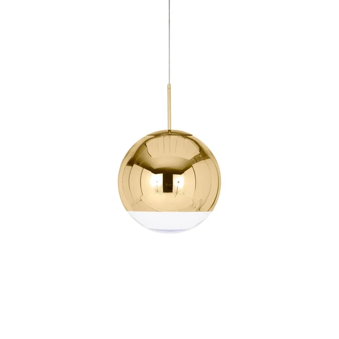 Tom Dixon Mirror Ball Lámpara colgante LED Ø 40 cm oro